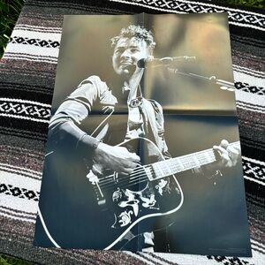 JONAS BROTHERS VINYL CLUB KEVIN JONAS BLACK AND WHITE POSTER RARE